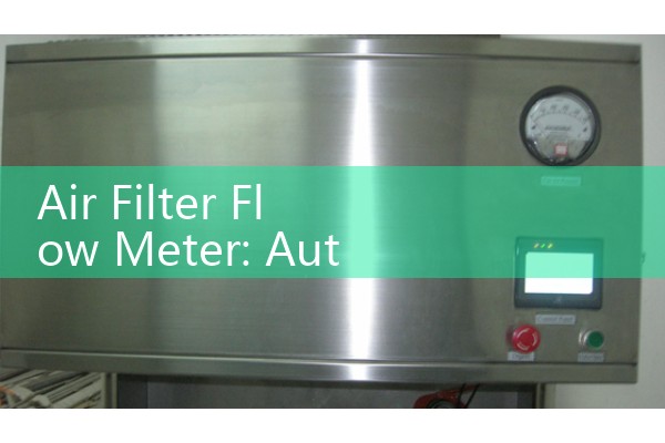 Air Filter Flow Meter: Automated Pressure Drop Maintenance Warning Alerts